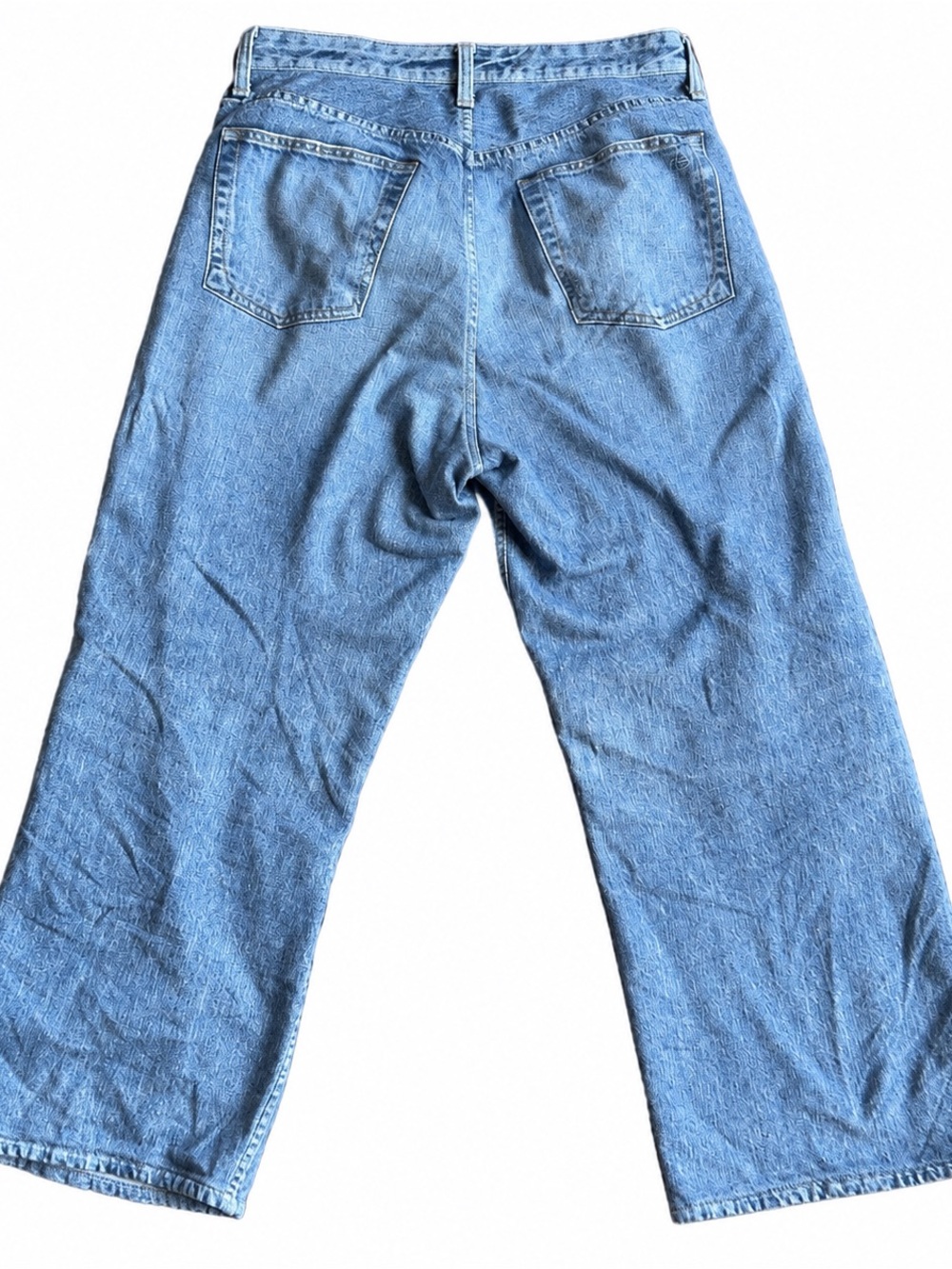 rag & bone Miramar Andi Cropped Wide Leg Sweatpant Jeans - Picture 4 of 4